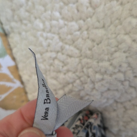 Vera Bradley Floral Wristlet - Blue, Pink, Black, removable strap - Picture 3 of 12